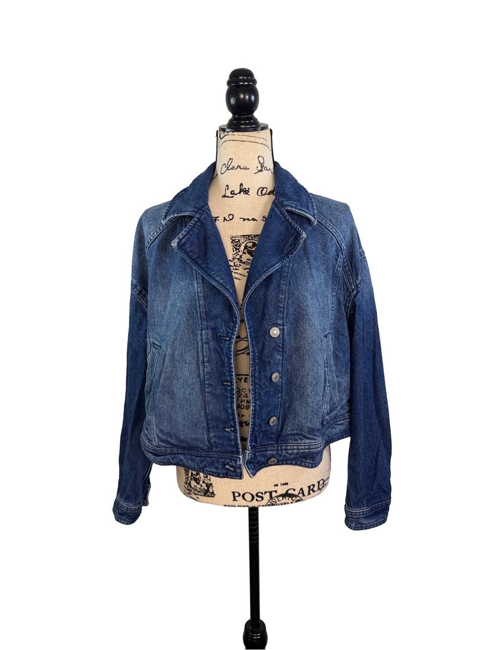 Free People Now or Never Denim Jacket size Medium - Picture 2 of 12
